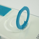 Hülle Samsung Galaxy S23+ - mit Kamera-Slider und Ring blau
