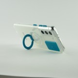Hülle Samsung Galaxy S23+ - mit Kamera-Slider und Ring blau