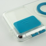 Hülle Samsung Galaxy S23+ - mit Kamera-Slider und Ring blau