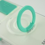Hülle Samsung Galaxy S23 - mit Kamera-Slider und Ring - Türkis
