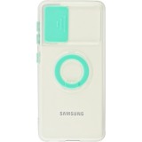 Hülle Samsung Galaxy S23 - mit Kamera-Slider und Ring - Türkis