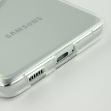 Hülle Samsung Galaxy S23 - mit Kamera-Slider und Ring - Türkis