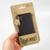 Samsung Galaxy S22+ Case Hülle - Bioka Biologisch Abbaubar Eco-Friendly Kompostierbar - Schwarz