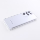 Hülle Samsung Galaxy S23 Ultra - Bumper Glass TPU Anti-Schock mit Acryl - Transparent