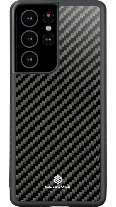 Hülle Samsung Galaxy S21 Ultra 5G - Carbomile Carbon Fiber