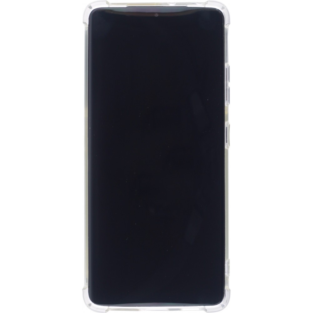Hülle Samsung Galaxy S21 Ultra 5G - Gummi Transparent Gel Bumper mit extra Schutz für Ecken Antischock