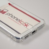 Samsung Galaxy S24 Case Hülle - Gummi Bumper Kartenhalter - Transparent