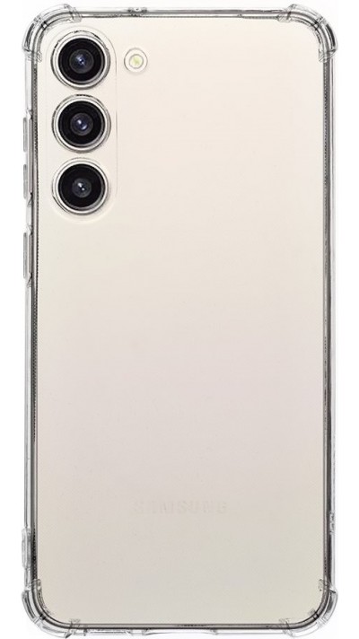 Samsung Galaxy S25 Case Hülle - Gummi Transparent Gel Bumper mit extra Schutz für Ecken Antischock