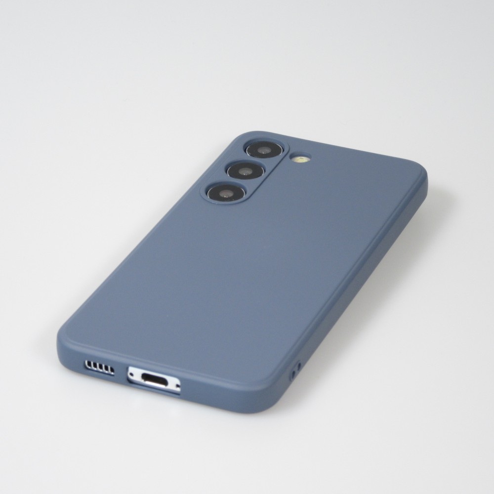 Samsung Galaxy S25 Case Hülle - Silikon soft touch - Grau