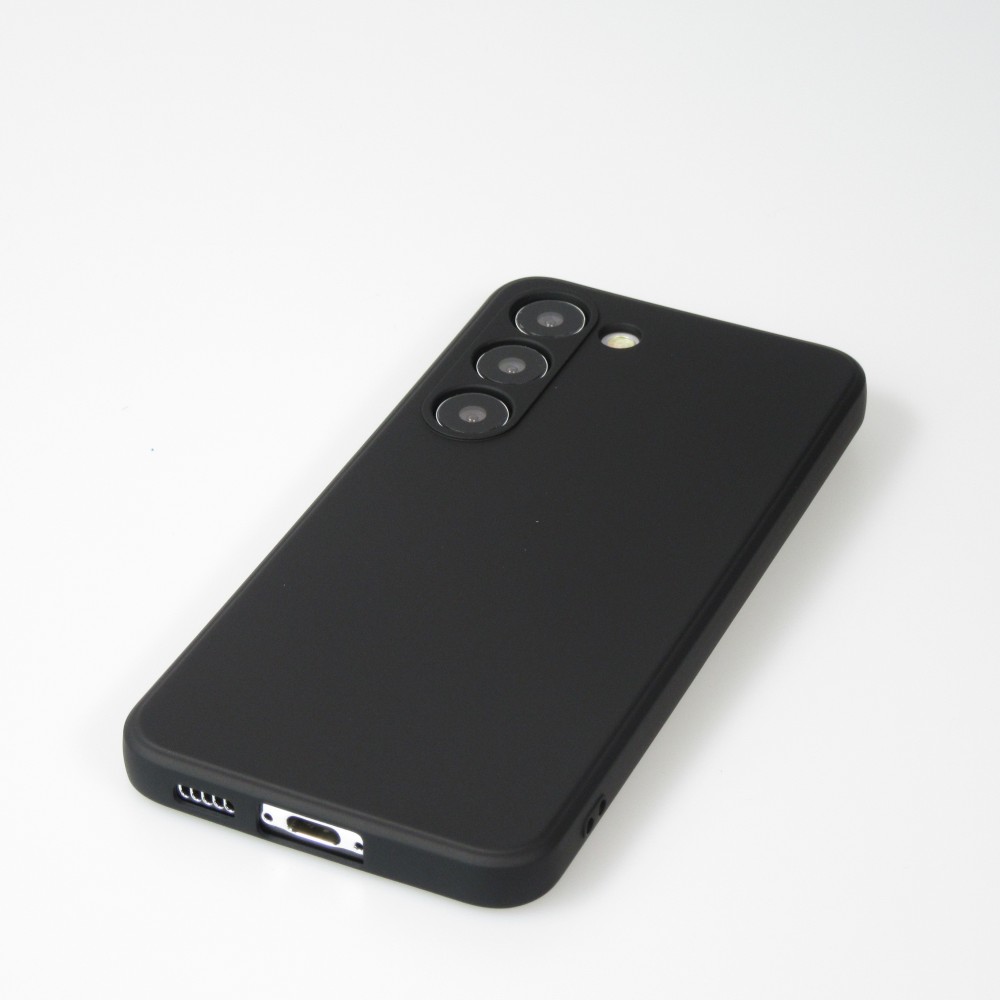 Samsung Galaxy S25+ Case Hülle - Silikon soft touch - Schwarz
