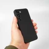 Samsung Galaxy S25+ Case Hülle - Silikon soft touch - Schwarz