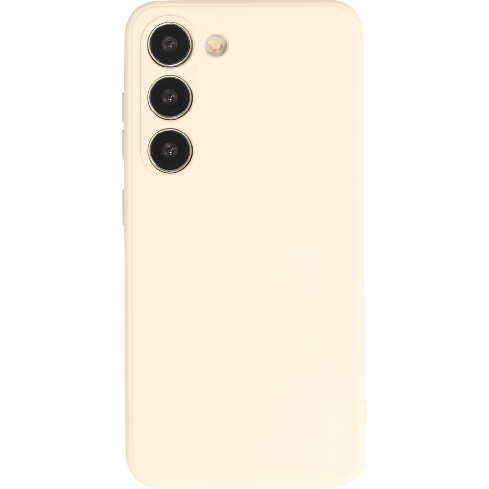Samsung Galaxy S25 Case Hülle - Silikon soft touch - Vanilla