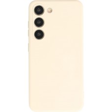 Samsung Galaxy S25 Case Hülle - Silikon soft touch - Vanilla