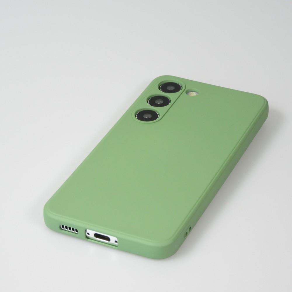 Samsung Galaxy S25 Case Hülle - Silikon soft touch - Grün