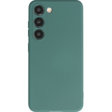 Samsung Galaxy S25 Case Hülle - Silikon soft touch - Dunkelgrün