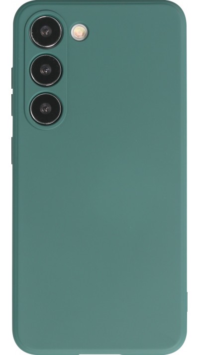 Galaxy S23 Case Hülle - Silikon soft touch - Dunkelgrün
