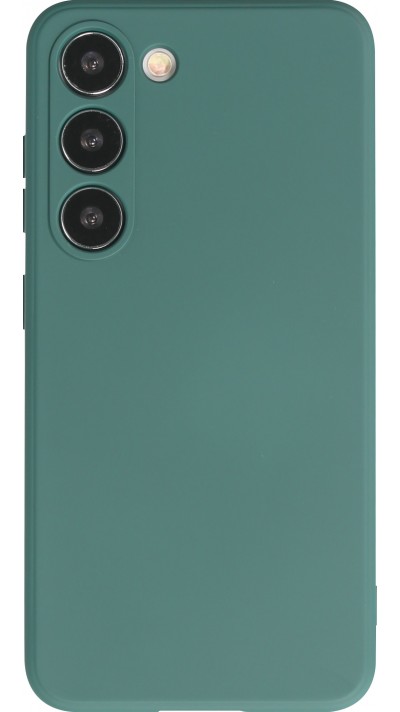 Samsung Galaxy S25 Case Hülle - Silikon soft touch - Dunkelgrün