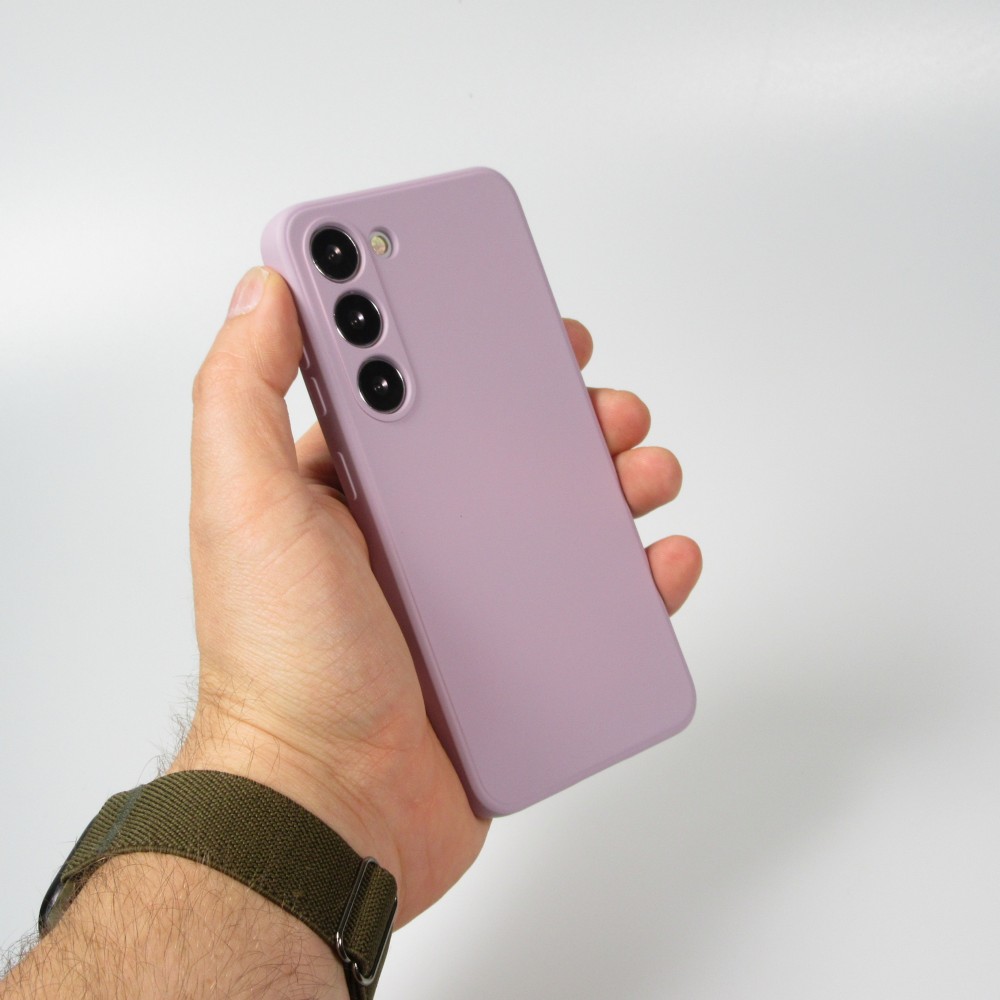 Galaxy S23 Case Hülle - Silikon soft touch - Violett