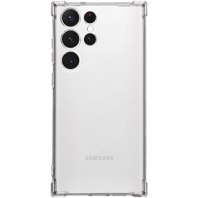 Samsung Galaxy S25 Ultra Case Hülle - Gummi Transparent Gel Bumper mit extra Schutz für Ecken Antischock