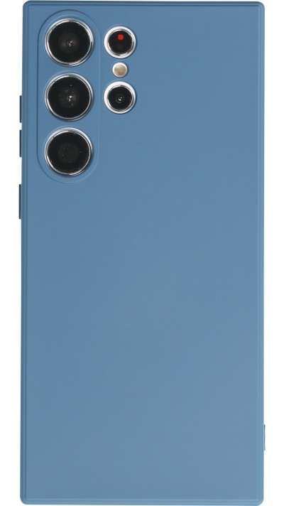 Galaxy S23 Ultra Case Hülle - Silikon soft touch - Dunkelblau