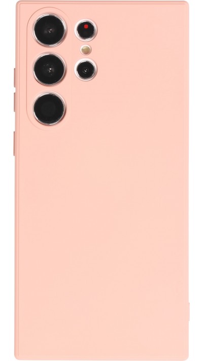 Galaxy S23 Ultra Case Hülle - Silikon soft touch - Rosa