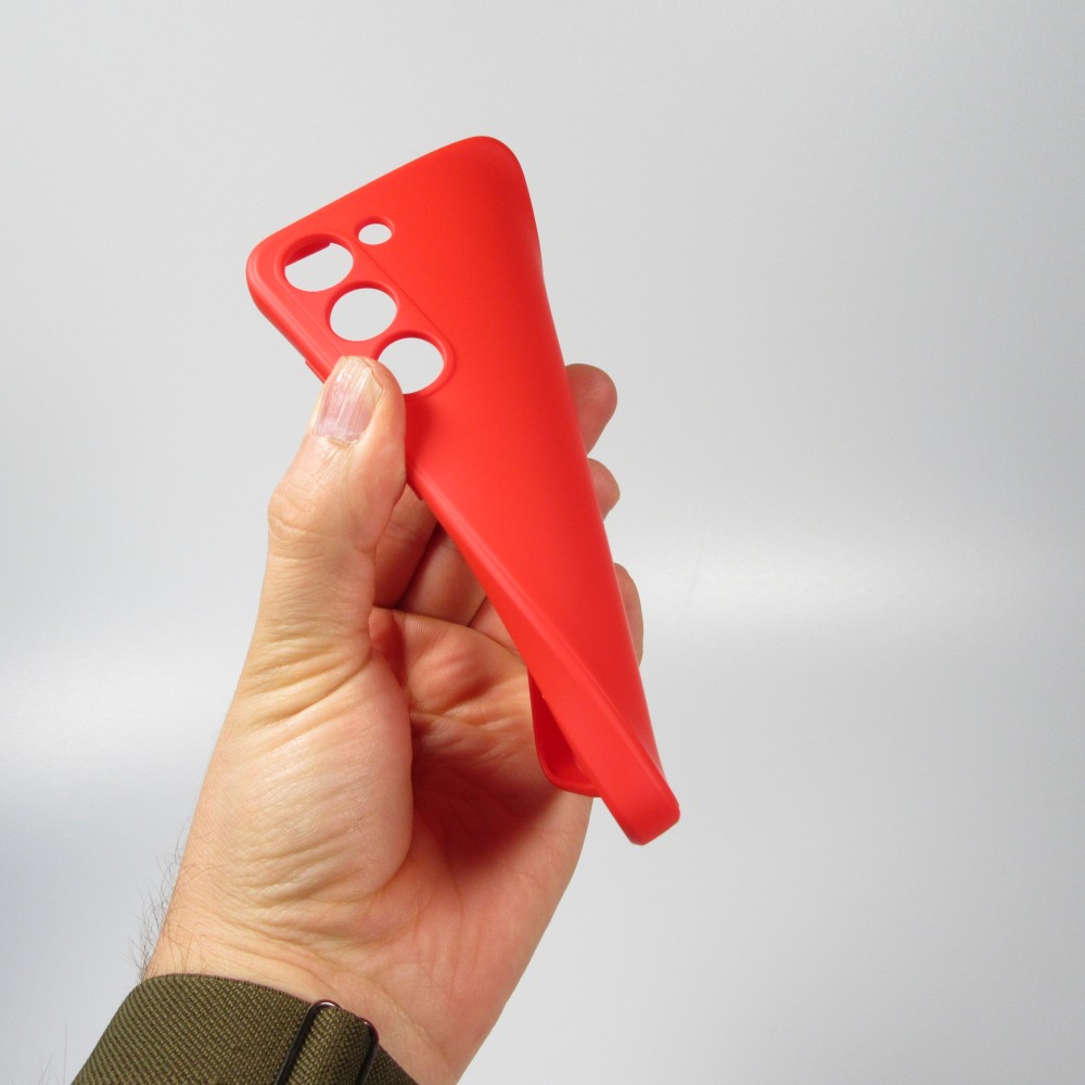 Galaxy S23 Ultra Case Hülle - Silikon soft touch - Rot