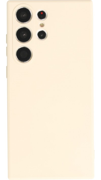 Galaxy S23 Ultra Case Hülle - Silikon soft touch - Vanilla
