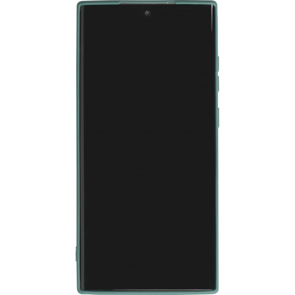 Samsung Galaxy S25 Ultra Case Hülle - Silikon soft touch - Dunkelgrün