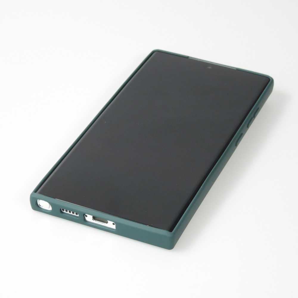 Samsung Galaxy S25 Ultra Case Hülle - Silikon soft touch - Dunkelgrün
