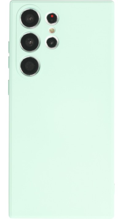Galaxy S23 Ultra Case Hülle - Silikon soft touch - Mintgrün