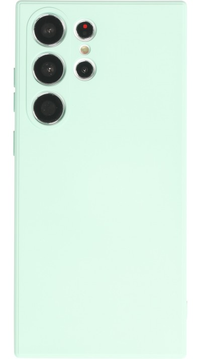 Samsung Galaxy S25 Ultra Case Hülle - Silikon soft touch - Mintgrün