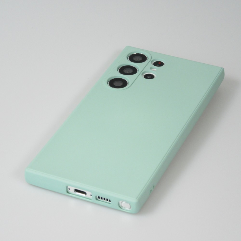 Galaxy S23 Ultra Case Hülle - Silikon soft touch - Mintgrün