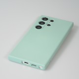 Galaxy S23 Ultra Case Hülle - Silikon soft touch - Mintgrün