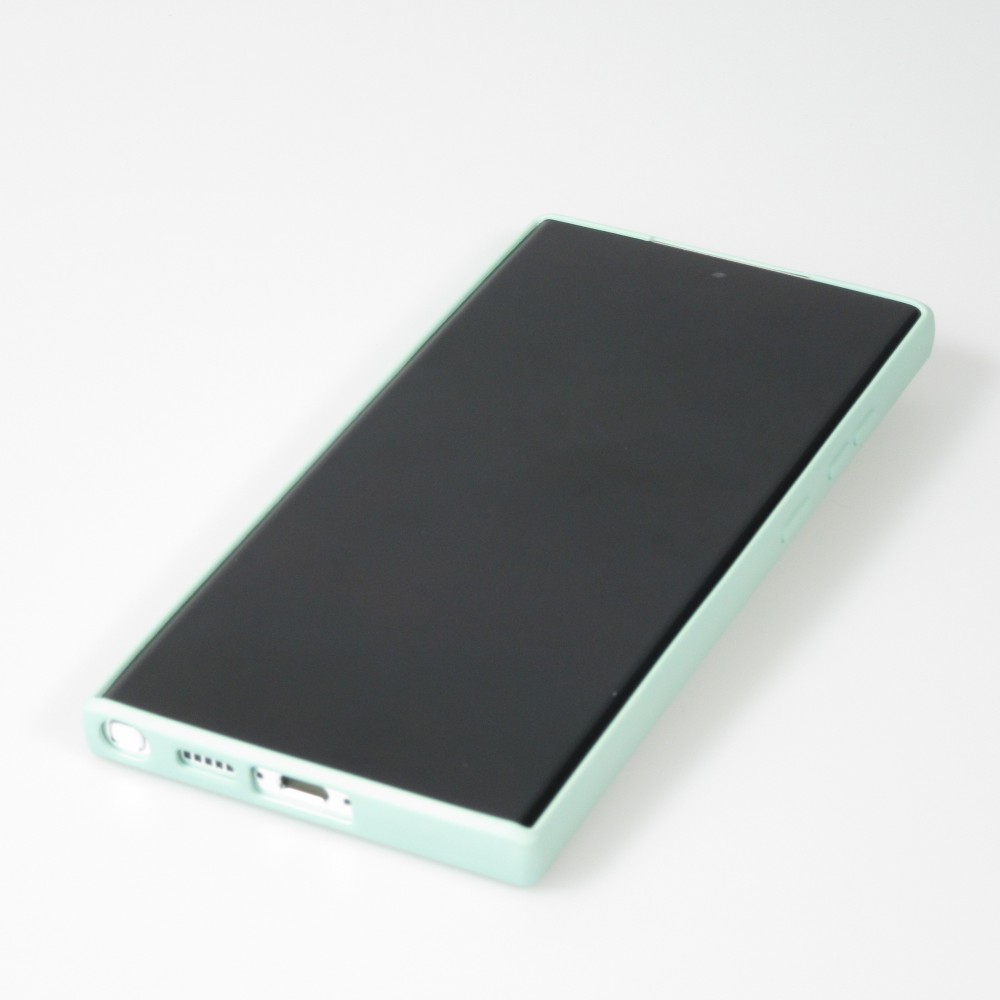 Galaxy S23 Ultra Case Hülle - Silikon soft touch - Mintgrün