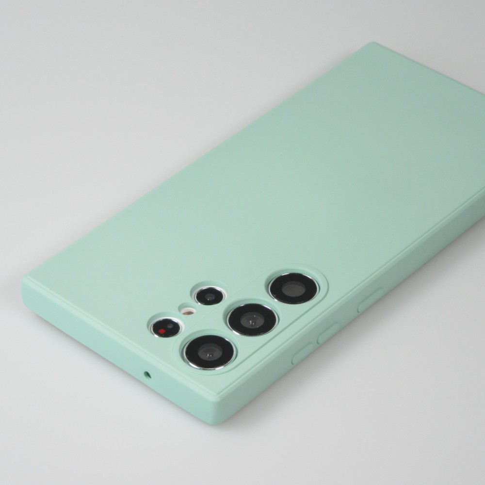 Galaxy S23 Ultra Case Hülle - Silikon soft touch - Mintgrün