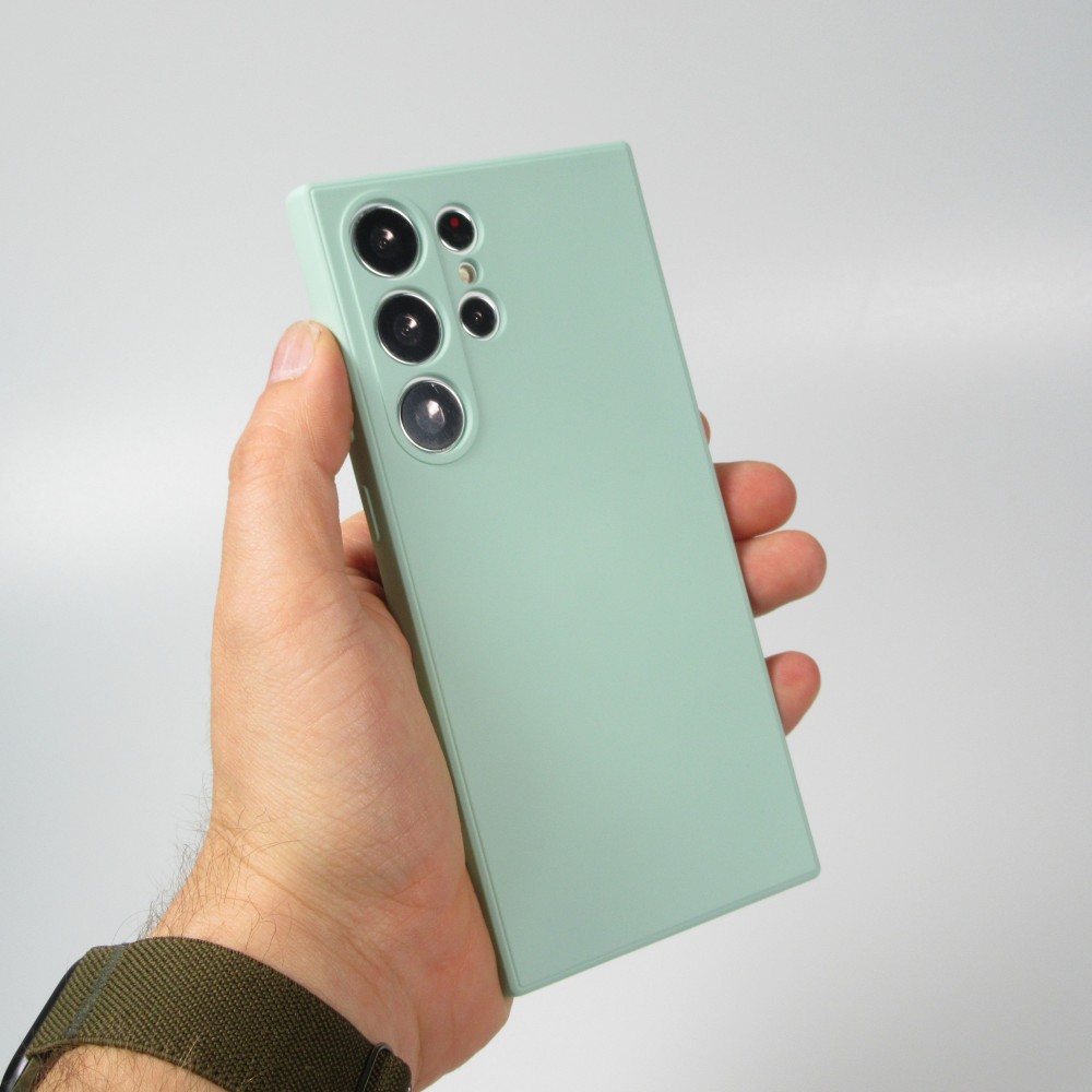 Galaxy S23 Ultra Case Hülle - Silikon soft touch - Mintgrün
