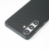 Samsung Galaxy S24 Case Hülle - Carbomile Schutzcase aus echtem Aramid Carbonfaser - Schwarz