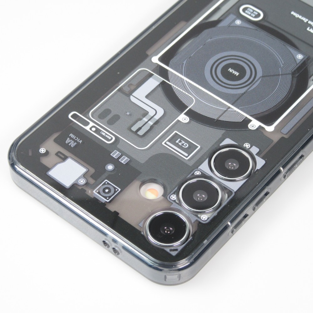 Samsung Galaxy S24+ Case Hülle - Gummi Silikon Machine Armor Galaxy Edition ZeroOne - Schwarz