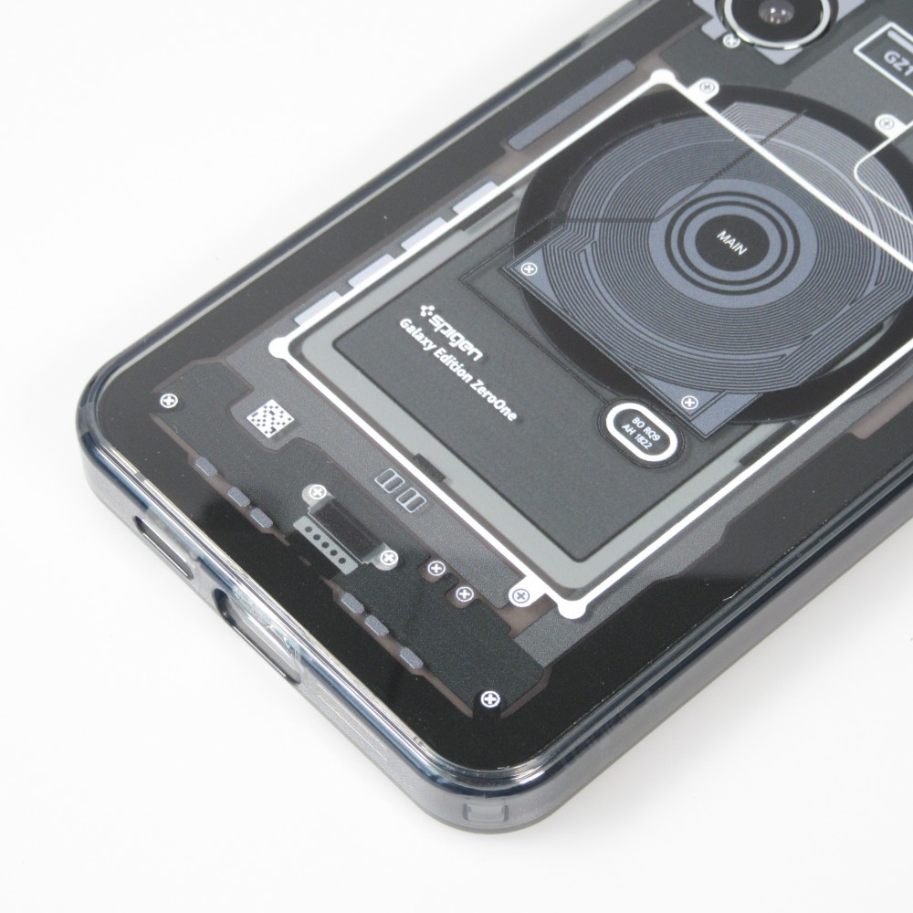 Samsung Galaxy S24+ Case Hülle - Gummi Silikon Machine Armor Galaxy Edition ZeroOne - Schwarz