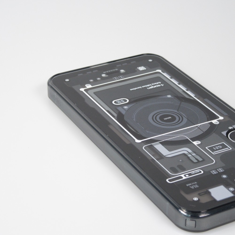 Samsung Galaxy S24+ Case Hülle - Gummi Silikon Machine Armor Galaxy Edition ZeroOne - Schwarz