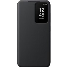 Galaxy S24 Case Hülle - Smart View Wallet Case - Schwarz