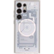 Galaxy S24 Ultra Case Hülle - Gummi Silikon Machine Armor Galaxy Edition ZeroOne - Hellblau