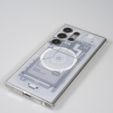 Galaxy S24 Ultra Case Hülle - Gummi Silikon Machine Armor Galaxy Edition ZeroOne - Hellblau