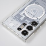 Galaxy S24 Ultra Case Hülle - Gummi Silikon Machine Armor Galaxy Edition ZeroOne - Hellblau