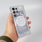 Galaxy S24 Ultra Case Hülle - Gummi Silikon Machine Armor Galaxy Edition ZeroOne - Hellblau