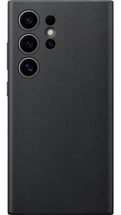 Samsung Galaxy S24 Ultra Case Hülle - Offizielle Samsung aus veganem Leder - Schwarz
