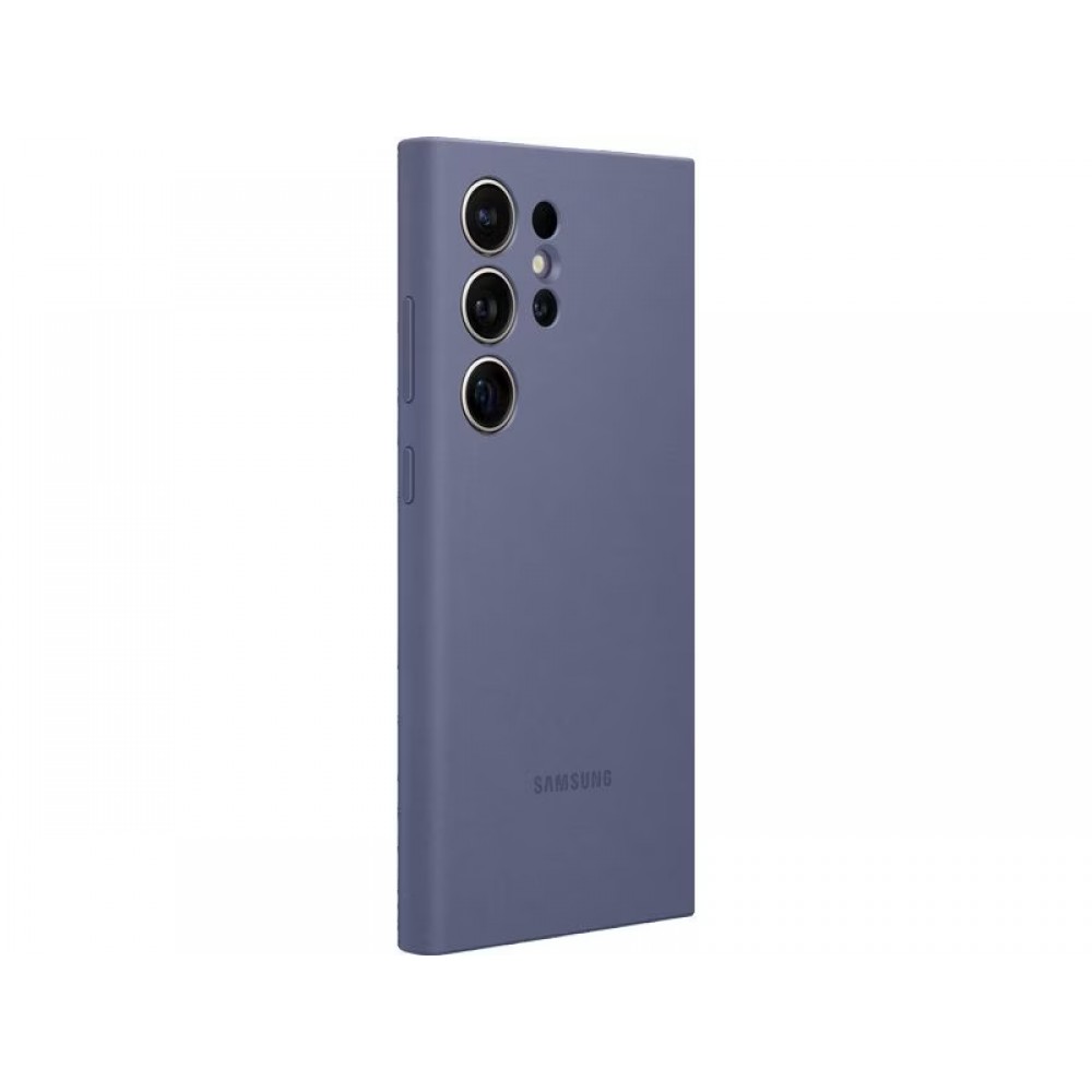 Galaxy S24 Ultra Case Hülle - Samsung offizielle Silikon Soft-Touch - Violett