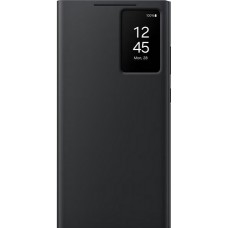 Galaxy S24 Ultra Case Hülle - Smart View Wallet Case - Schwarz