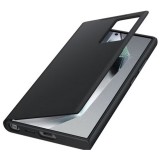 Galaxy S24 Ultra Case Hülle - Smart View Wallet Case - Schwarz