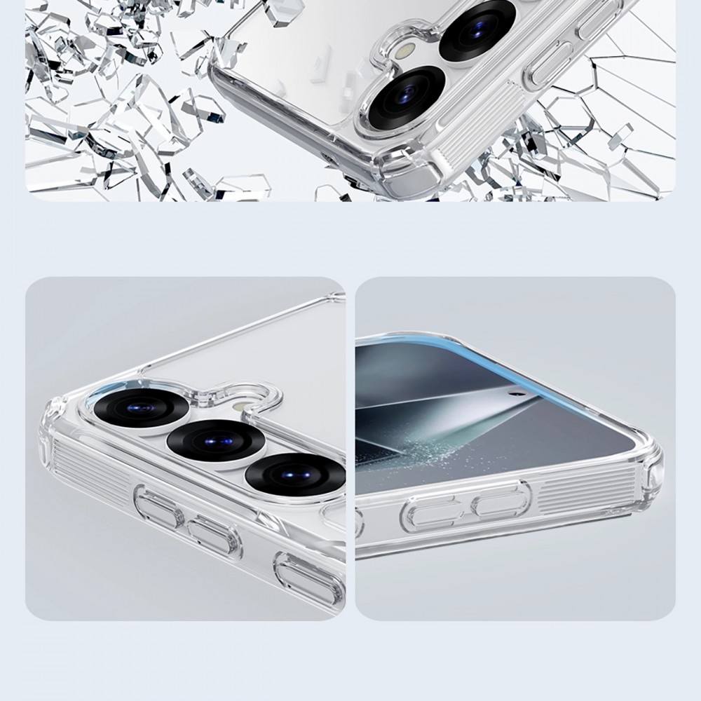Galaxy S25 Case Hülle - Nillkin Nature TPU Pro mit MagSafe - Transparent